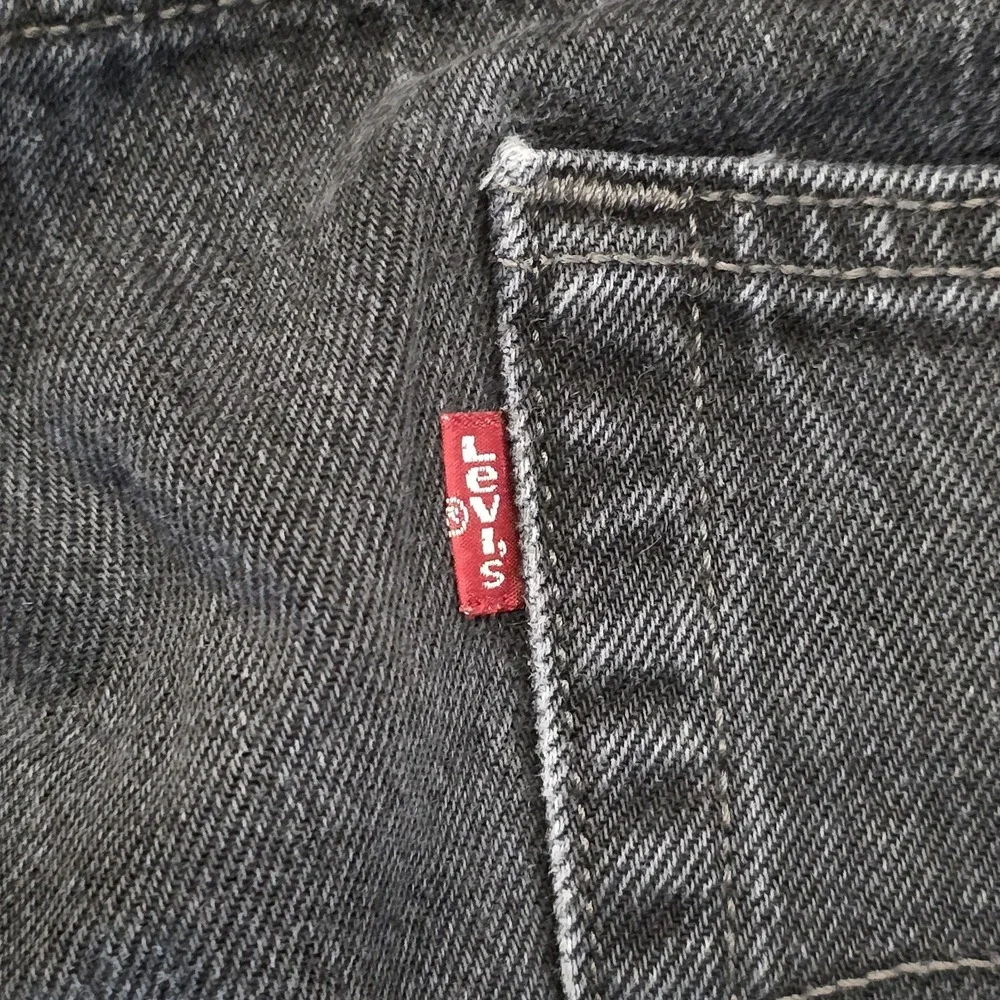 Levi's 501 XX Jeans Mens 38x31 Black Straight Fit Button Fly 00501-0660 Vintage